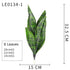 Artificial Succulents Plants House Decoration Accessori Tropical Fake Long Leaf Bonsai Hotel Party Home Decor Photo Props by DSERS