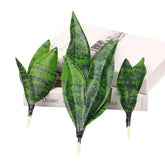 Artificial Succulents Plants House Decoration Accessori Tropical Fake Long Leaf Bonsai Hotel Party Home Decor Photo Props by DSERS