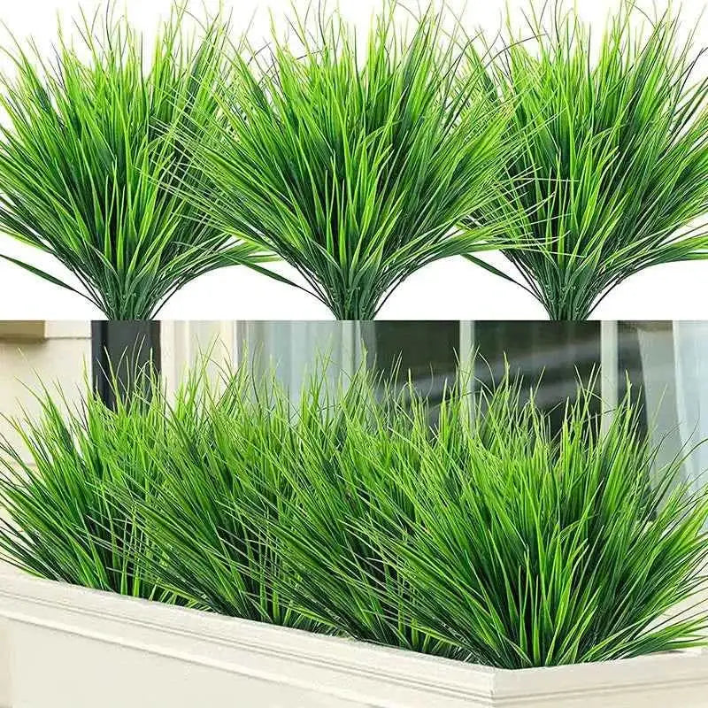 1pc Artificial Plant Plastic Persian Fern Flowers Home garden Wedding outdoors Party Balcony Decor Arrangement Festival Diy gift by DSERS