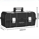 Tools Organizer Box Garage Professional Plastic Tool Case Box Electrician Storage Multifunctional Outdoor Waterproof Garage Tools Organizer Box by DSERS