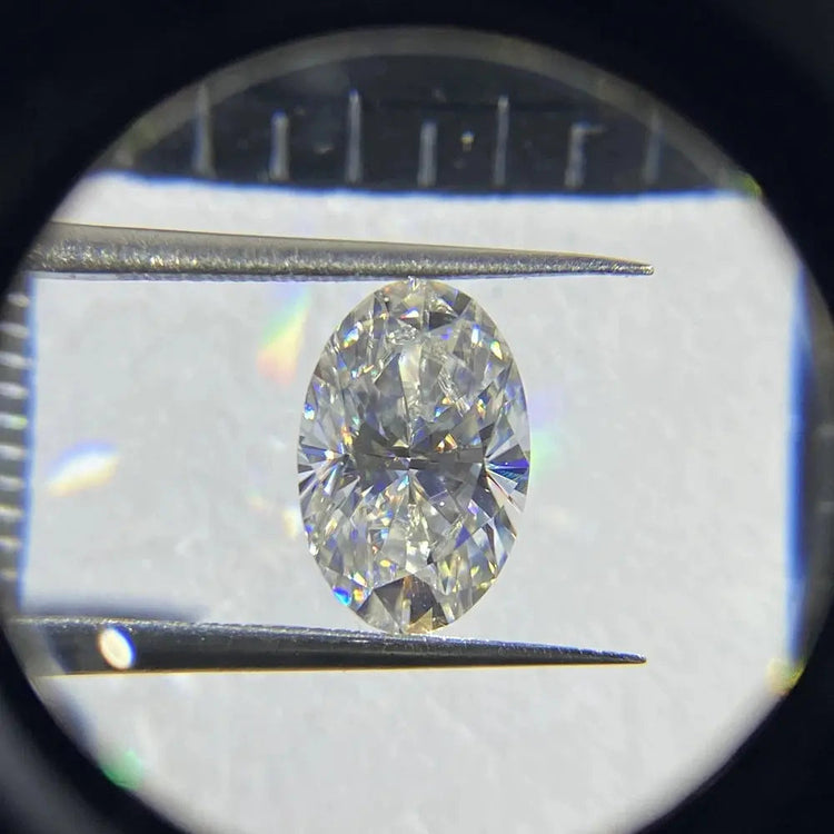0.3-10ct Rare Oval Cut Moissanite Loose Stone Moissanite Diamond by DSERS
