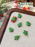 Christmas Series Nail Art Accessories 3D Resin Nail Charms Cute Bells Reindeer Snowman Cartoon Versatile Winter Nail Decorations by DSERS