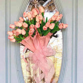 5 Pieces Tulips Artificial Flowers Bunch Home Decor Real Touch Tulip Flowers for Decoration Wedding Bridal Bouquet Fake Flowers by DSERS