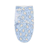 Newborn Baby Wrap Anti-Startle 2Pcs/Set Baby Swaddle Sleeping Cocoon Design 100%Cotton Baby Adjustable Blanket 0-6 Months by DSERS