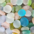 100g/3.52oz(Approx. 18-25pcs) Oblate Bead Glass Mosaic Tiles Colorful Round Mosaic Making Material Multi Diameter DIY Craft Tile by DSERS