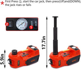 5 Ton Hydraulic Trolley Floor Jack Car Jack Kit 5Ton DC 12V Electric Hydraulic Car Jack Lift Floor Jack by DSERS
