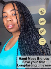 Synthetic Full Lace Frontal Twist Braided Wigs For Black Women Faux Locs Knotless Box Braided Lace Wig Goddess Senegalese Braids Braided Wigs by DSERS / AliHairs Store