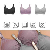High Quality Plus Size Nursing Bra Breathable Women Breastfeeding Underwear Seamless Maternity Bra Push Up Bra by DSERS