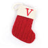 navidad Christmas Boots Letters Christmas Stocking New Knitting Christmas Tree Pendant Decorations SnowflakeChristmas Socks by DSERS
