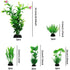 Fish Tank Accessories Green Plants 10pcs Green Fish Tank Decorations Aquarium Artificial Plastic Plants Decor Plastic Plants by DSERS