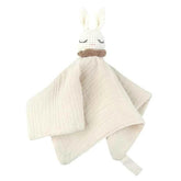 Infant Baby Appease Comforting Towel Crochet Rabbit Burp Cloth Sleep Soothing Doll Toy Pacify Soother Bib for Toddlers A2UB by DSERS
