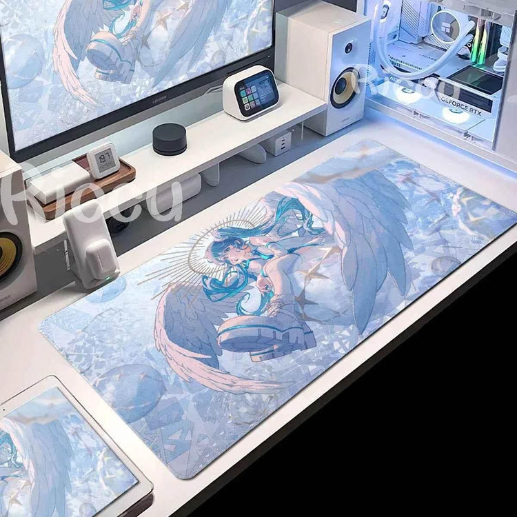 Large Gaming Mouse Pad Hatsune M-miku Mousepad PC Gamer Desk Mat Office Decoration Mouse Mat E-Sports Playmat Game Accessories by DSERS