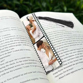 Custom Photo Bookmark Personalized Book Marks with Tassel Personalized Engraved Text Color Picture Bookmarks Gifts for Readers by DSERS