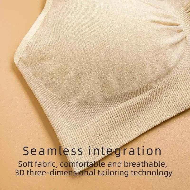 High Quality Plus Size Nursing Bra Breathable Women Breastfeeding Underwear Seamless Maternity Bra Push Up Bra by DSERS
