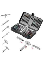 VMAN Precision 66in1 magnetic ratchet screwdriver set Detachable T - handle magneticizer Fix furniture, electronics & glasses Ratchet Screwdriver by DSERS