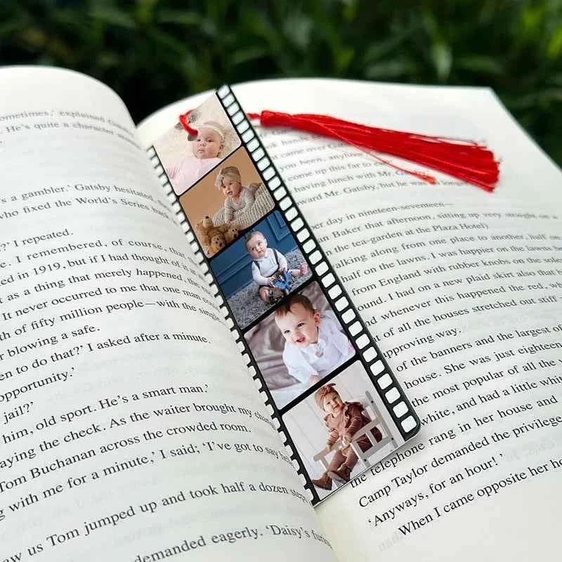 Custom Photo Bookmark Personalized Book Marks with Tassel Personalized Engraved Text Color Picture Bookmarks Gifts for Readers by DSERS