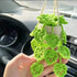 Handmade Crochet Car Styling Plants Succulent Car Plant Ornamentos Decoration Interior Accersories Cute Gift for Women by DSERS