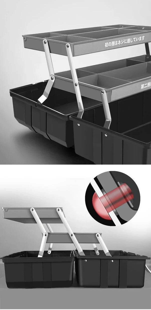 Tools Organizer Box Garage Professional Plastic Tool Case Box Electrician Storage Multifunctional Outdoor Waterproof Garage Tools Organizer Box by DSERS