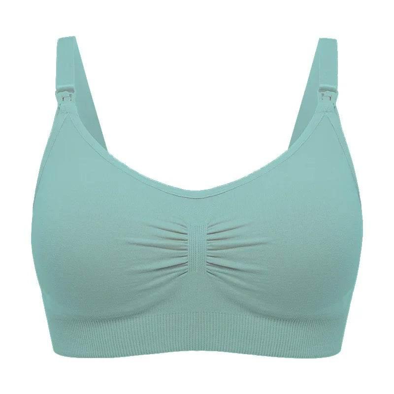 High Quality Plus Size Nursing Bra Breathable Women Breastfeeding Underwear Seamless Maternity Bra Push Up Bra by DSERS