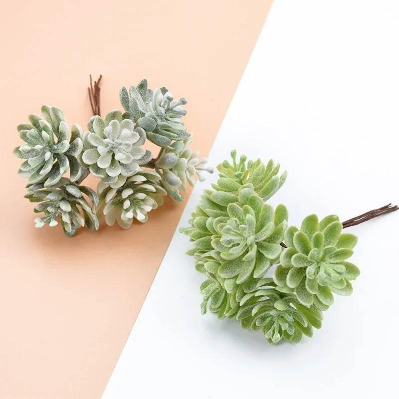 Artificial Plants for Home Wedding Decoration Silk Flowers for Scrapbooking Fake Plastic Decorative Christmas Wreat by DSERS