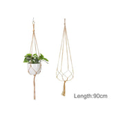 Hanging Plant Handmade Macrame Plant Hanger Flower Pot Planter Hanger Wall Decor Courtyard Garden Hanging Planter Hanging Basket by DSERS