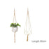 Hanging Plant Handmade Macrame Plant Hanger Flower Pot Planter Hanger Wall Decor Courtyard Garden Hanging Planter Hanging Basket by DSERS