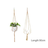 Hanging Plant Handmade Macrame Plant Hanger Flower Pot Planter Hanger Wall Decor Courtyard Garden Hanging Planter Hanging Basket by DSERS