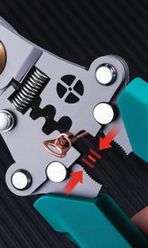 Multifunctional Wire Stripper with Electrical Test Pen Foldable Cable Cutter Crimper Tool, Electrical Folding Pliers for Cutting Multifunctional Wire Stripper by DSERS