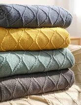 Bohemian Couch Blanket Large Knitted Tassel Throw for Bed Chair Sofa Couch Cover All-Season Blankets Home Decor Soft Comfortable by DSERS