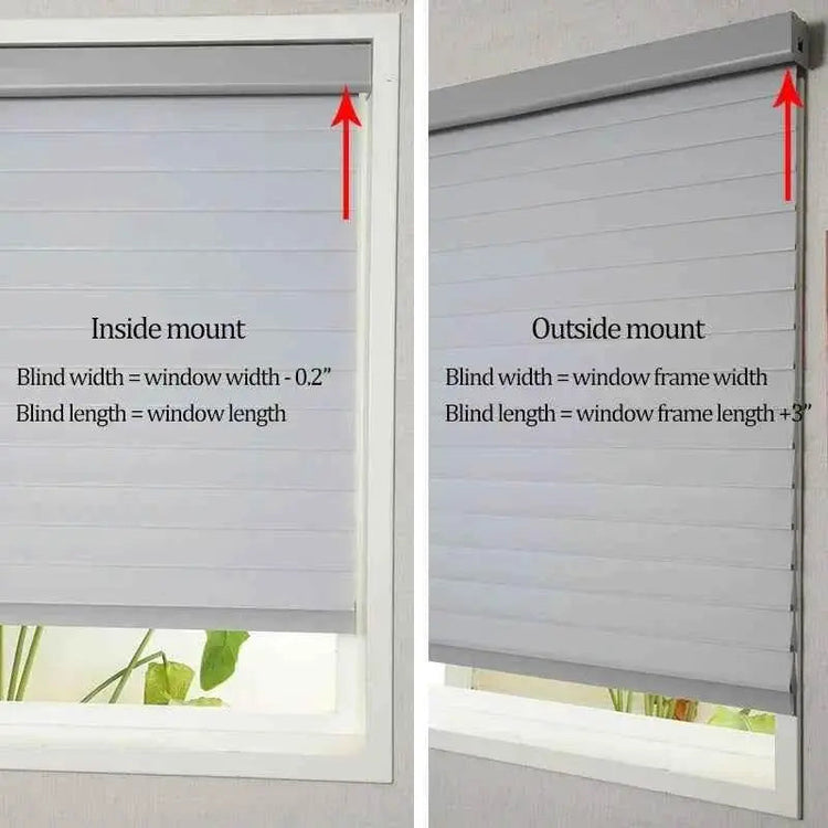 SmartMatters Electric Shangrila Blinds Smart Zigbee Blackout Zebra Shades for Windows and Doors Wifi Tuya Alexa Google Assistant Smart Shade by DS