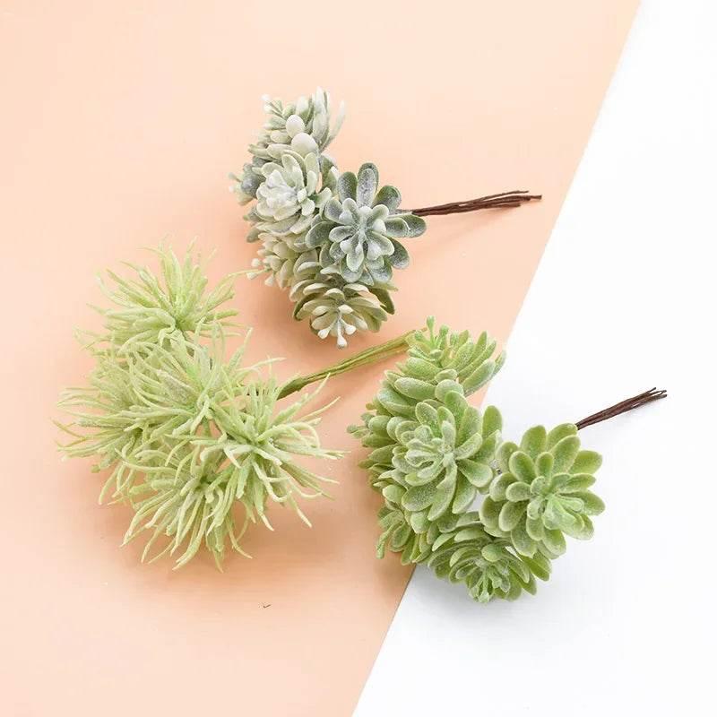 Artificial Plants for Home Wedding Decoration Silk Flowers for Scrapbooking Fake Plastic Decorative Christmas Wreat by DSERS