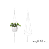 Hanging Plant Handmade Macrame Plant Hanger Flower Pot Planter Hanger Wall Decor Courtyard Garden Hanging Planter Hanging Basket by DSERS