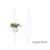 Hanging Plant Handmade Macrame Plant Hanger Flower Pot Planter Hanger Wall Decor Courtyard Garden Hanging Planter Hanging Basket by DSERS