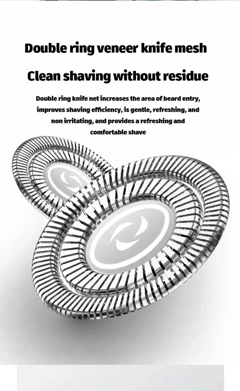 Shaver for Men USB Electric Shaver Powerful Beard Shaving Machine Electric Razor Rechargeable Waterproof Shaver for Men by DSERS