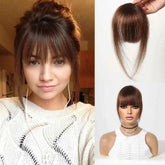 100% Human Hair Bangs Clips in Air Fringe Bangs Hairpiece for Women Platinum Blonde Remy Human Hair Bangs Hair Extension 4.5inch Hair Accessories by Zopi / AliExpress