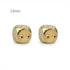 2pcs/lot Copper Dice Brass Dice Sieve Creative Mahjong Dice Bar Tool Outdoor Small Toy 13mm/15mm by DSERS