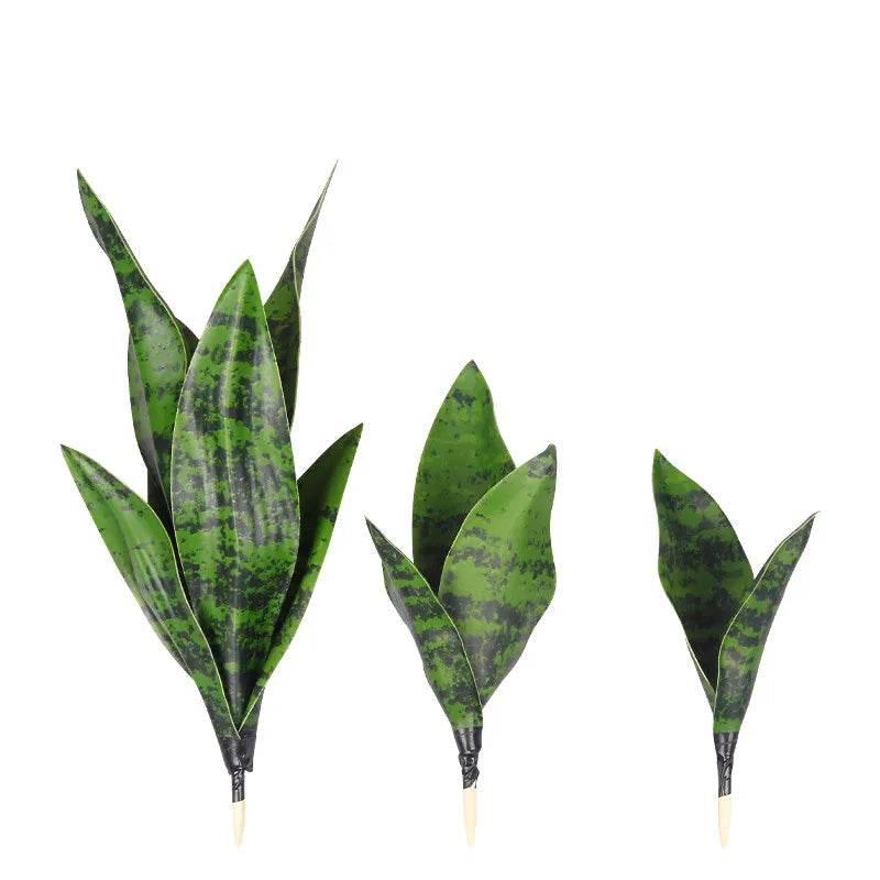 Artificial Succulents Plants House Decoration Accessori Tropical Fake Long Leaf Bonsai Hotel Party Home Decor Photo Props by DSERS