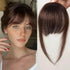 100% Human Hair Bangs Clips in Air Fringe Bangs Hairpiece for Women Platinum Blonde Remy Human Hair Bangs Hair Extension 4.5inch Hair Accessories by Zopi / AliExpress