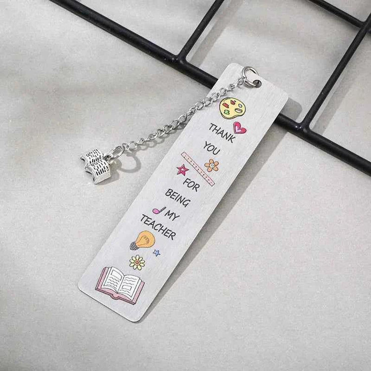 Color Cartoon Metal Bookmark Pendant Retro Book Clip Markers Student Gift Stationery Teacher Application Reward Gifts by DSERS