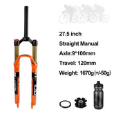 Bolany MTB Bicycle Fork Magnesium Alloy Air Suspension 26 27.5 29 Inch 32 HL RL100mm Bike Fork Lockout For Cycling Accessories MTB Bicycle Fork by Zopi / AliExpress