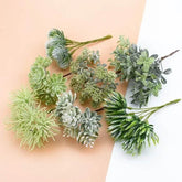 Artificial Plants for Home Wedding Decoration Silk Flowers for Scrapbooking Fake Plastic Decorative Christmas Wreat by DSERS