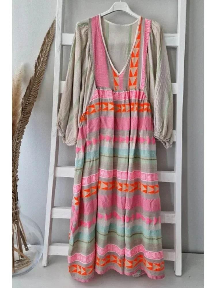 New Strip Printed Women&