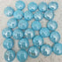100g/3.52oz(Approx. 18-25pcs) Oblate Bead Glass Mosaic Tiles Colorful Round Mosaic Making Material Multi Diameter DIY Craft Tile by DSERS