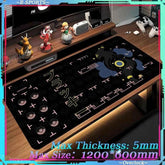 Mouse Pad Large Desk Mat P_Pokemones Anime Playmat 900x400 Xxl TGM PTCG Card Games Speed Computer and Office Gamer Cabinet mat by DSERS