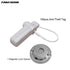 100pcs Security Tag with steel wire lanyard for Clothing Reusable AM 58KHz MHz EAS Hard Tag For Store With Magnet Lock Opener by DSERS