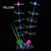 Simulation Aquatic Plants Fluorescent Silicone Water Grass Fish Tank Landscape Aquarium Decoration Coral Landscaping Home Decor by GiFTiFY