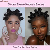 Summer Synthetic Bantu Knots Cornrows Braided Wigs Knotless Large Box Braids Wig Full Lace Wig For Black Women Handmade Twists Braided Wigs by DSERS / AliHairs Store