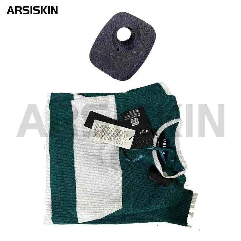 100pcs Anti Theft Tags Rf 8.2Mhz Mini Square EAS Retail Security Clothes Hard Tags for Garment Shop Supermarket with Pins Unlock by DSERS