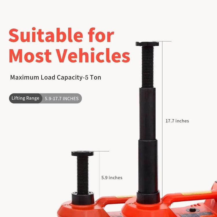 5 Ton Hydraulic Trolley Floor Jack Car Jack Kit 5Ton DC 12V Electric Hydraulic Car Jack Lift Floor Jack by DSERS