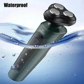Electric Shavers for Men Waterproof Electric Trimmer Razor Wet Dry Use Rechargeable Battery Electric Razor by DSERS